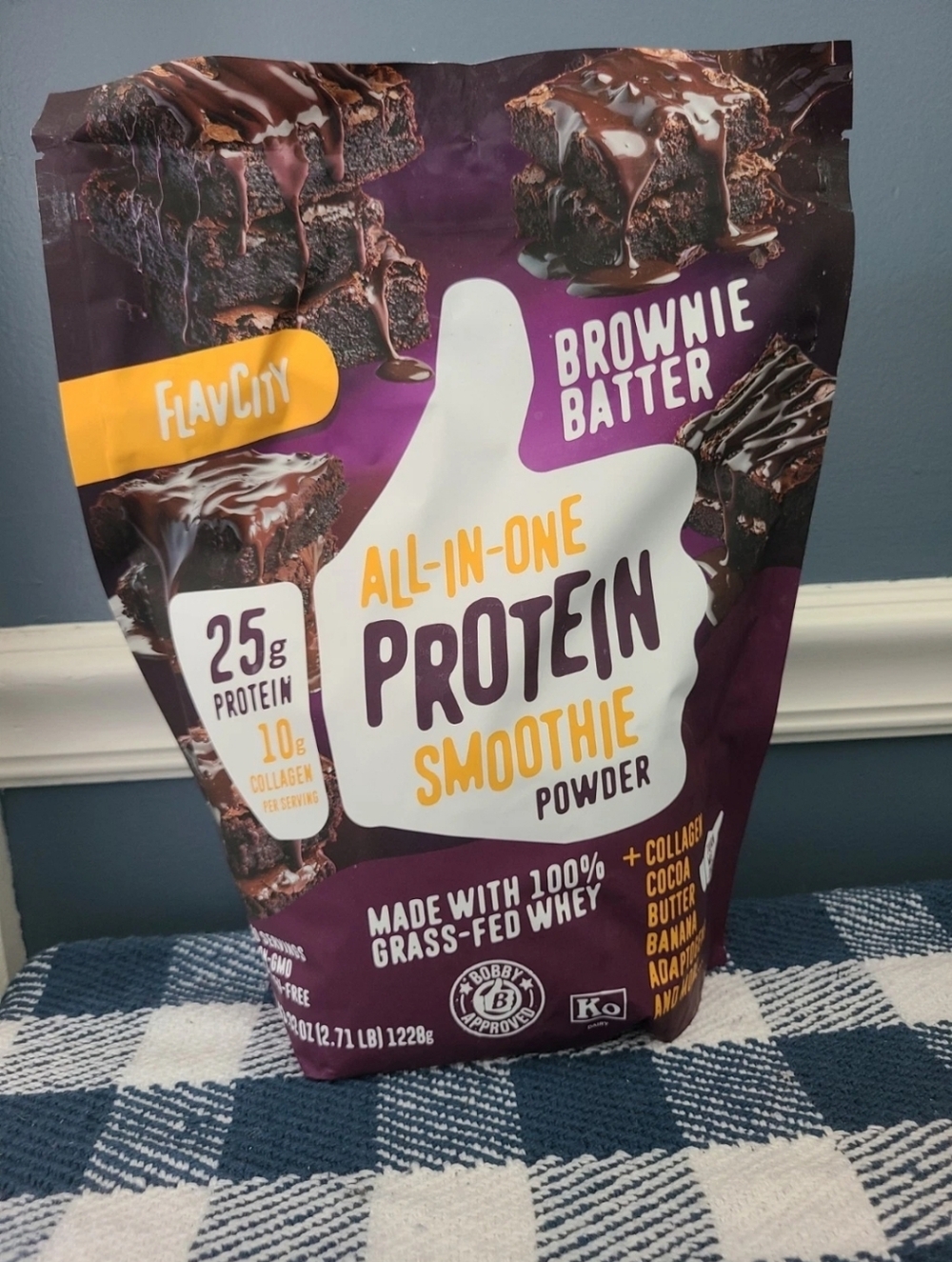 Flav City Brownie Batter Chocolate All in One Protein smoothie FlavCity